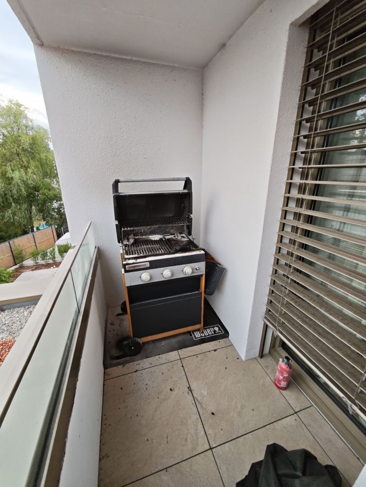 12/2026 Brand mittel: Grillbrand in Matzingen